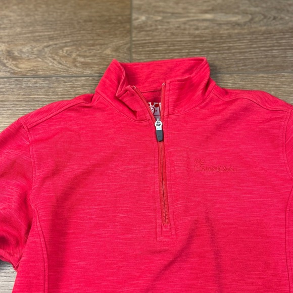 Chick-Fil-A Women's Pullover Quarter Zip Sweatshirt Embroidered Size Small - Picture 9 of 9